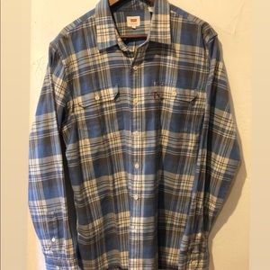 Levi Men’s Plaid Flannel